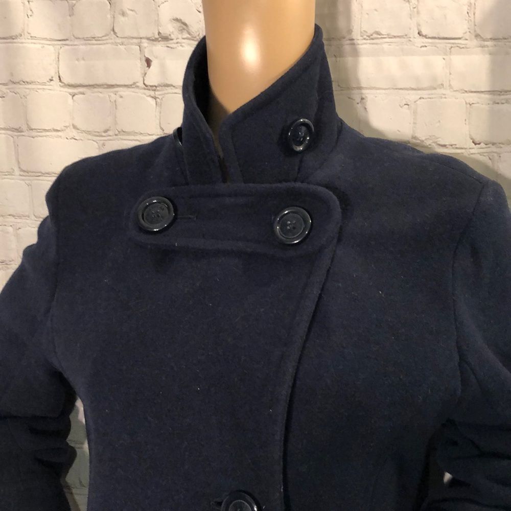 American Eagle Outfitters AEO Navy Blue Peacoat Quilted Lining Medium M - Picture 4 of 11